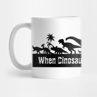 Dinosaur Silhouettes Mug